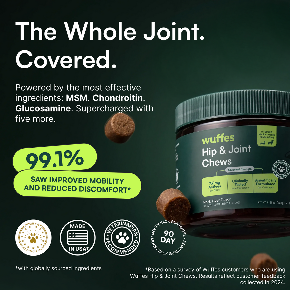 Hip & Joint Supplement Chews for Dogs